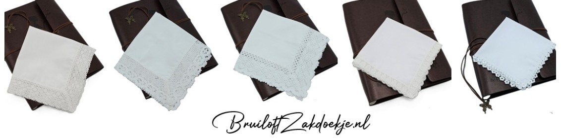 Dames zakdoek kant