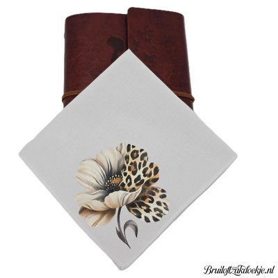 Zakdoek bloem 10