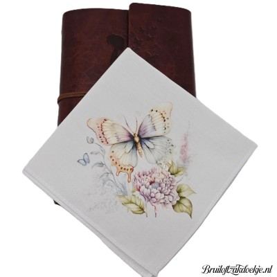 Zakdoek bloem vlinder 7 Zakdoek bloem vlinder 7