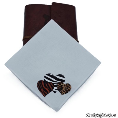 Zakdoek hartjes 2 Zakdoek hartjes 2