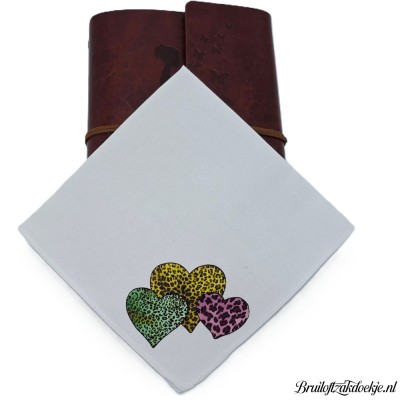 Zakdoek hartjes 5