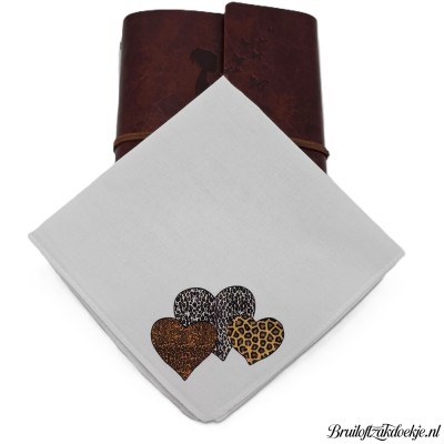 Zakdoek hartjes 6