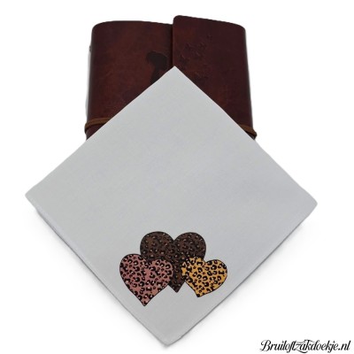 Zakdoek hartjes 7