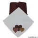 Zakdoek hartjes bedrukt Zakdoek hartjes bedrukt