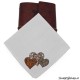 Zakdoek hartjes bedrukt Zakdoek hartjes bedrukt