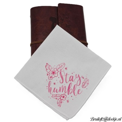 Zakdoek positieve tekst 1 Zakdoek positieve tekst 1