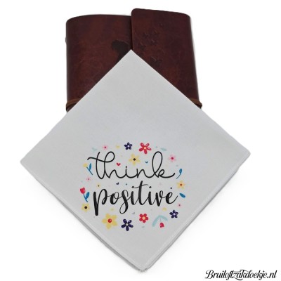 Zakdoek positieve tekst 6
