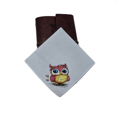 Zakdoek uil 1 Zakdoek uil 1