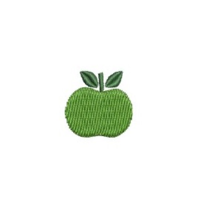 Borduurpatroon zakdoek appel