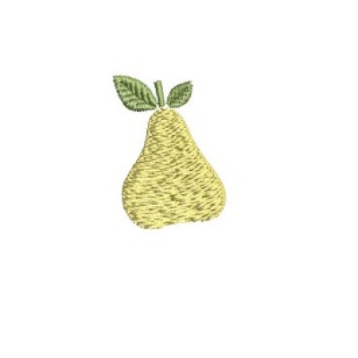 Borduurpatroon zakdoek peer