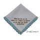 Dameszakdoek kant BELLE blauw Dameszakdoek kant BELLE blauw