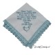 Dameszakdoek kant BELLE blauw Dameszakdoek kant BELLE blauw