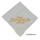 Dameszakdoek wit hart Dameszakdoek wit hart
