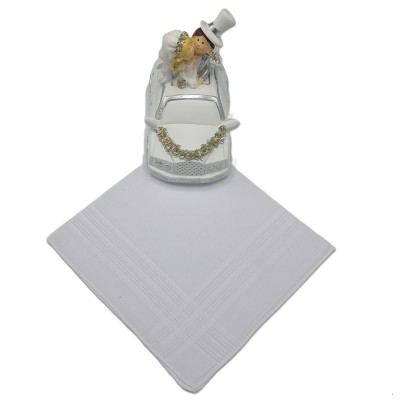 Herenzakdoek wit trendy