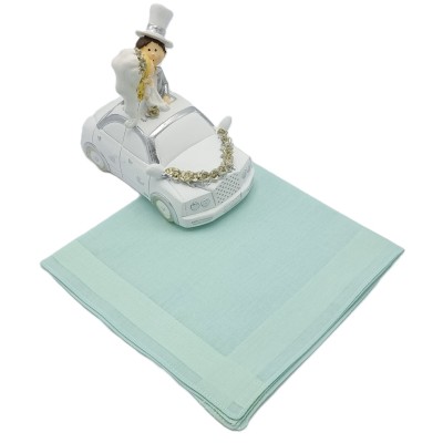 Herenzakdoek soft mint