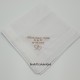 Herenzakdoek wit ultra luxe