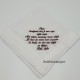 Herenzakdoek wit ultra luxe