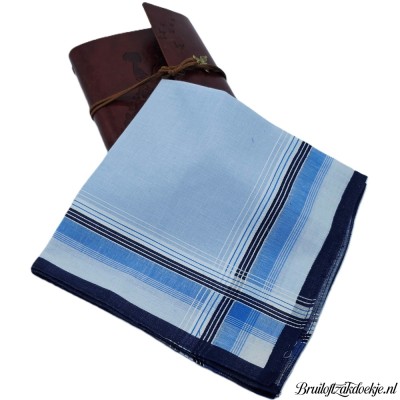 Herenzakdoek DAAN blauw