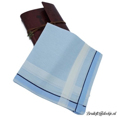 Herenzakdoek BART lichtblauw Herenzakdoek BART lichtblauw