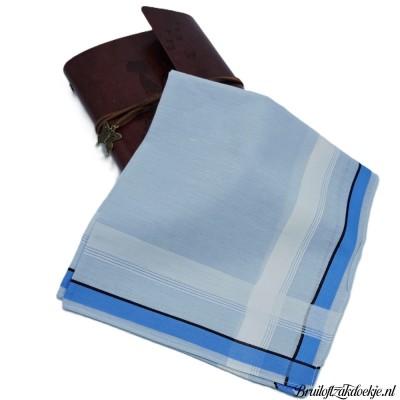 Herenzakdoek BART blauw Herenzakdoek BART blauw