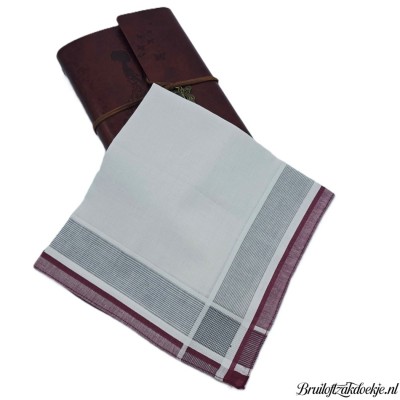 Herenzakdoek JAMES rood Herenzakdoek JAMES rood