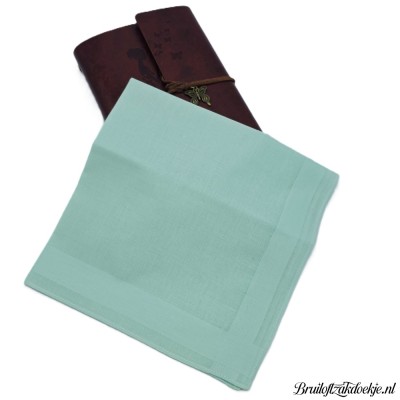 Herenzakdoek soft mint Herenzakdoek soft mint