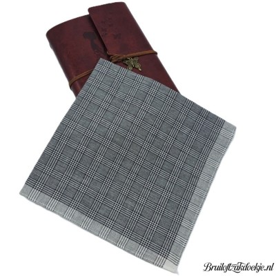 Herenzakdoek NOUD grijs Herenzakdoek NOUD grijs