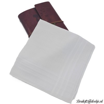 Herenzakdoek wit trendy Herenzakdoek wit trendy