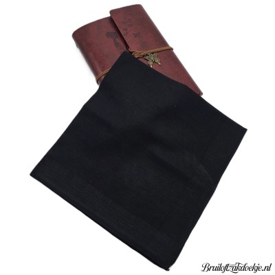 Herenzakdoek zwart Herenzakdoek zwart