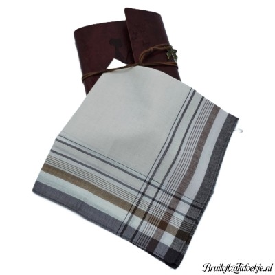 Herenzakdoek LEVI beige