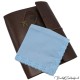 Dameszakdoek blauw kant JULIA Dameszakdoek blauw kant JULIA