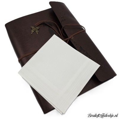 Dameszakdoek ivoor bio katoen Dameszakdoek ivoor bio katoen