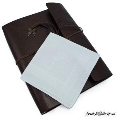 Dameszakdoek spierwit Dameszakdoek spierwit