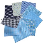 Zakdoek mix Blauw