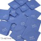 Dameszakdoek blauw Maanrand Dameszakdoek blauw Maanrand
