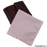 Dameszakdoek roze maanrand Dameszakdoek roze maanrand