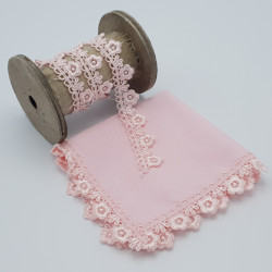 Op=Op Dames zakdoek kleur roze MADELIEF
