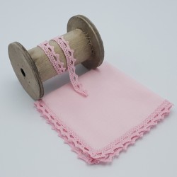 Op=Op Dames zakdoek kleur roze PLEUN