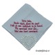 Dameszakdoek wit hart Dameszakdoek wit hart