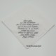 Herenzakdoek wit egaal