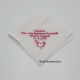 Dameszakdoek wit