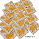 Bloem zakdoek oranje Bloem zakdoek oranje