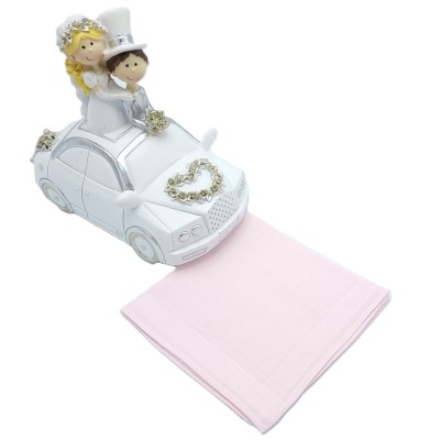 Zakdoekje mini roze
