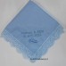 Dames zakdoek kleur blauw FIEN