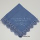 Dameszakdoek korenblauw SOPHIE