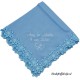 Dameszakdoek kant blauw NOVA Dameszakdoek kant blauw NOVA
