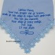 Dameszakdoek blauw NOVA