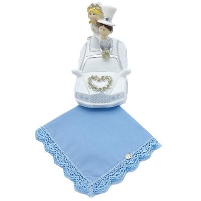 Dameszakdoek blauw FIEN
