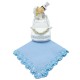 Dameszakdoek kant blauw NOVA