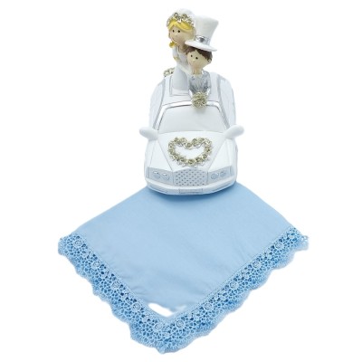 Dameszakdoek blauw SOPHIE